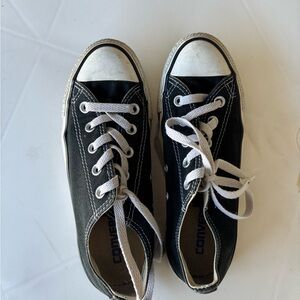 Converse Classic Black and White Lace-Up Shoes